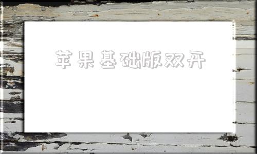 苹果基础版双开iphone正规双开app教程